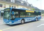 AFA - BLS Busbetrieb - Mercedes Citaro Nr.92  BE 26704 bei der Bushaltestelle vor dem Bahnhof in Kandersteg am 14.07.2006 ..