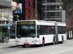 VB Biel - Mercedes Citaro Gelenkbus Nr.142 mit Vollwerbung unterwegs auf der Linie 74 am 05.04.2008