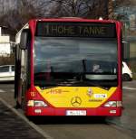 HSB Mercedes Benz Citaro C1 G am 09.02.13 in Hanau