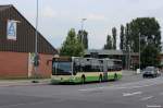 Wagen 595 (Citaro II G) der VBBr steht in der G.-Scholl-Straße.