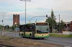 26.08.2014 Wagen 542 (Citaro II) am Hauptbahnhof in Brandenburg an der Havel. 