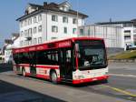 AAGS - Mercedes Citaro  Nr.10  SZ 5810 unterwegs auf der Linie 3 bei den Haltestellen Schwyz Post am 27.02.2016
