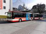 AAGS - Mercedes Citaro Nr.40  SZ 57340 unterwegs auf der Linie 1 bei den Haltestellen Schwyz Post am 27.02.2016