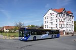 Stadtbus Gotha: Mercedes-Benz Citaro Facelift L (Wagennummer 123) des Omnibusbetriebes Wolfgang Steinbrück, aufgenommen im Mai 2016 am Zentralen Omnibusbahnhof in Gotha.