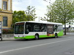 TransN - Mercedes Citaro Nr.334  NE 103034 unterwegs auf der Linie 421 in den Strassen von Neuchâtel am 22.05.2016