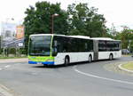 Mercedes-Benz Citaro G, Regiobus Potsdam-Mittelmark, Wagen '1661' in Teltow -Stadt im Aug.2017.