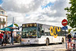 Stadtbus der Firma Coralie in Concarneau in der Bretagne am 09.06.2017