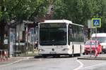 Mercedes-Benz O 530 II (Citaro Facelift) der Innsbrucker Verkehrsbetriebe, Bus Nr. 601 als Linie J an der Hst. Pacherstraße in Innsbruck. Aufgenommen 5.7.2018.