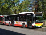 HHA 8180 (HH-JA 4180) am 5.10.2018, Endstation U-Bahn Billstedt, Linie 116, EZ 02.2011 als Jasper 8180, 01.2018 an HHA 8180, EvoBus, MB O 530 „Facelift / 