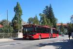 Mercedes-Benz O 530 II (Citaro Facelift) der Innsbrucker Verkehrsbetriebe, Bus Nr. 416, fährt wegen der Rad-WM als Linie O nur bis zur innenstadtnahen Haltestelle Sillpark. Aufgenommen 26.9.2018.