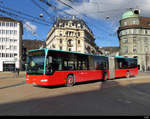 VB Biel - Mercedes Citaro  Nr.154  BE  653154 Unterwegs auf der Linie 7 in der Stadt Biel am 18.01.2019