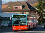 VB Biel - Mercedes Citaro Gelenkbus Nr.154  BE 653154 eingeteilt auf der Linie 74 unterwegs in Brgg am 15.11.2008