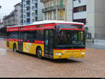 Postauto - Mercedes Citaro  TI 228013 in Bellinzona bei den Bushaltestellen beim Bahnhof am 12.02.2021