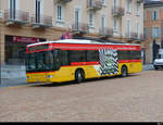 Postauto - Mercedes Citaro  TI 228017 in Bellinzona bei den Bushaltestellen beim Bahnhof am 12.02.2021