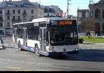 tpg - Mercedes Citaro  Nr.522 unterwegs in der Stadt Genf am 01.01.2023