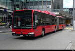 Bern Mobil - Mercedes Citaro Nr.857  BE  671857 unterwegs für die RBS im Bahnersatz zwischen Worblaufen und Bern Gegenüber vom Bahnhof Bern am 17.07.2023