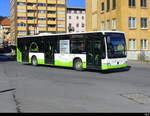 TransN - Mercedes Citaro Nr.317  NE 49217 unterwegs in der Stadt La Chaux de Fonds am 28.01.2024