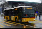 Postauto - Mercedes Citaro  LU  15587 unterwegs vor dem Bahnhof Luzern am 01.04.2024