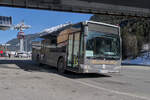 Mercedes-Citaro Facelift (ZE-739KO) als  Mountain Bus  Wallegg Alm in Hinterglemm-Glemmtaler Landesstraße, bei der Hochalmbahn. Aufgenommen 19.3.2025.