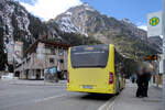 Mercedes-Benz Citaro Facelift von Auderer (IM-BUS19) als Skibus Pitztal Linie Grün an der Hst. Mandarfen Rifflseebahn. Aufgenommen 27.3.2025.