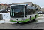 transN - Mercedes Citaro  Nr.304  NE  90304 bei den Bushaltestellen vor dem Bahnhof in La Chaux de Fonds am 17.01.2026