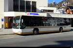 Ortsbus Engelberg - Mercedes Citaro OW 10260 vor dem Bahnhof in Engelberg am 08.02.2026