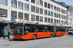 Mercedes Citaro 157, auf der Linie 2, bedient am 08.06.2026 die Haltestelle beim Guisanplatz. Aufnahme Biel.