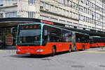 Mercedes Citaro 157, auf der Linie 2, f�hrt am 08.06.2026 zur Haltestelle beim Bahnhof Biel.