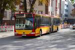 Hanauer Stra�enbahn Mercedes Benz Citaro 1 Facelift G Wagen 94 am 24.10.26 in Hanau Freiheitsplatz 