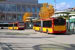 Hanauer Stra�enbahn Mercedes Benz Citaro 1 Facelift G  am 24.10.26 in Hanau Freiheitsplatz 