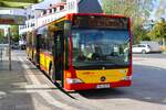 Hanauer Stra�enbahn Mercedes Benz Citaro 1 Facelift G Wagen 95 am 24.10.26 in Hanau Freiheitsplatz 