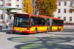 Hanauer Stra�enbahn Mercedes Benz Citaro 1 Facelift G Wagen 97 am 24.10.26 in Hanau Freiheitsplatz 