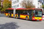Hanauer Stra�enbahn Mercedes Benz Citaro 1 Facelift G Wagen 94 am 24.10.26 in Hanau Freiheitsplatz 