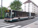 Transdev Alsace ist der neue Unternehmer der Linie 21, und setzt unter anderen sein Citaro Gelenkbus ein.