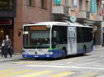 TPL - Mercedes Citaro Nr.311 TI 76474 unterwegs auf der Linie 1 in der Stadt Lugano am 13.05.2009