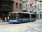 TPL - Mercedes Citaro Gelenkbus Nr.411 TI 139643 unterwegs auf der Linie 5 in der Stadt Lugano am 13.05.2009