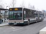 Der zweite Citaro II Gelenkbus am 10/02/2010.