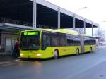 Lichtenstein Bus - Mercedes Citaro Nr.50  FL 18500 unterwegs auf der Linie 12 vor dem Bahnhof von Buchs/SG am 06.03.2010
