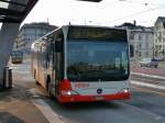 BSU - Mercedes Citaro Nr.79 SO 148779 unterwegs auf der Linie 5 bei den Haltestellen vor dem Bahnhof Solothurn am 07.03.2010