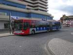Nachdem im Hildesheimer Stadtverkehr über Jahrzehnte nur MAN-Busse unterwegs waren, wurden in den letzten drei Jahren insgesamt 14 neue Citaros (N und G) beschafft: Hier ist der HI-SV 2074 am ZOB in