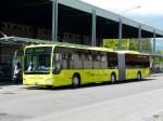Lichtenstein Bus - Mercedes Citaro  Nr.53  FL 39853 bei den Bushaltestellen beim Bahnhof Buchs am 03.05.2012