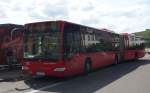 Ein RBS-Bus im Schienenersatzverkehr steht in Esslingen und wartet auf seinen nchsten Einsatz.