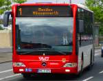 MVG Lüdenscheid Mercedes Citaro G II  MK-V 471 ( einer der neuen )  Iserlohn Stadtbahnhof