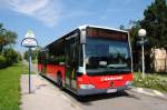 Wagen 3302 der Verkehrsbetriebe Gschwindl in der Endhaltestelle auf der Linie 16A in Wien