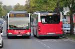 Treffen zweier Mercedes Citaro der Verkehrsbetriebe Gschwindl 