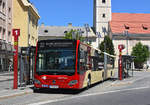  STW Klagenfurt, Citaro 2 G Euro 6 Wagen 6 als Linie 22 am Heiligengeistplatz, 05.07.2017.