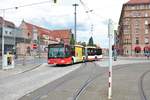 Nürnberger Verkehrs AG Mercedes Benz Citaro 2 G Wagen 693 am 24.06.18 am Hauptbahnhof