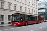 Mercedes-Benz Citaro der Innsbrucker Verkehrsbetriebe (I-429IVB) auf der Linie R (DEZ/Einkaufszentrum - Rehgasse) nahe der Polizeidirektion in der Sillgasse, 24.08.2018.