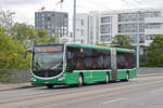 Mercedes Citaro 7055, auf der Linie 50, fährt Richtung Haltestelle Brausebad.