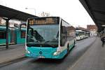 Stadtverkehr Maintal Mercedes Benz Citaro 2 Wagen 227 am 01.12.18 in Frankfurt am Main Enkheim